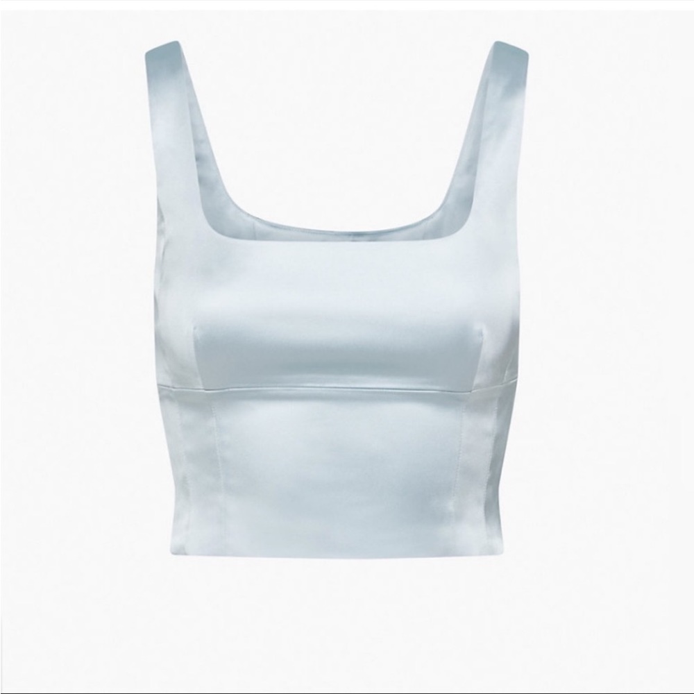 NWT NEW Aritzia satin bustier tank top